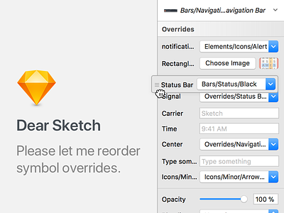 Dear Sketch.. 💎 sketch symbols tool ui ux