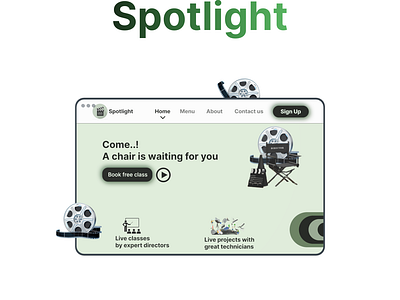 Spotlight-Web homepage