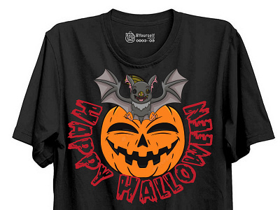 Halloween Blush illustration t shirt typography