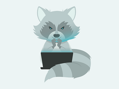 Racoon illustration