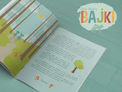 Children's Book Illustration - "Bajki Anny Łajming" book childrens book illustration summer