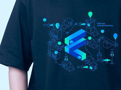 Filecoin Virtual Machine t-shirt design