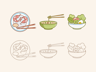 Slow food icons egg food icon icons salat slow soup