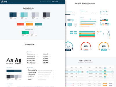 IPFS GUI Kit colors decntralization forms gui icons ipfs kit protocol labs