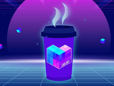 Lab Day Coffee cube decentralization event ipfs lab day logo protocol labs san francisco