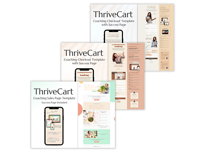 ThriveCart Templates branding graphic design logo thrivecart