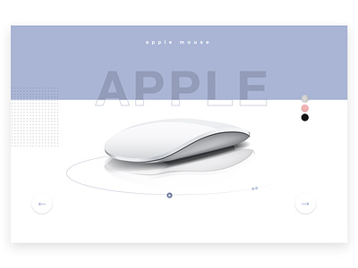 Apple Mouse Minimalistic Concept clean concept design ecommence minimalism pattern ui web design