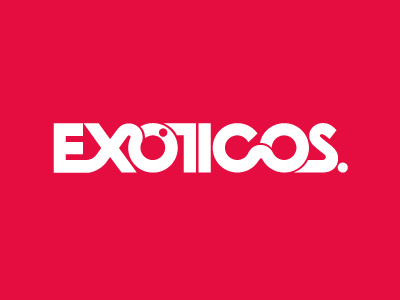 exóticos. branding identity lettering logo type typography