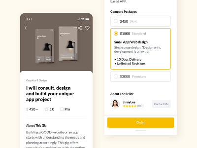 #009 Product Detail Page. Gig e-commerce app accounting app dailyui design detail page ecommerce ecommerce app gig product page ui ux