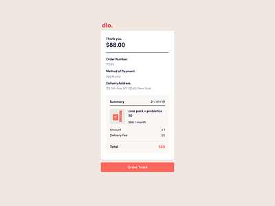 #011 Complete Order. accounting complete daily 100 challenge dailyui done invoice mobileweb order ui web