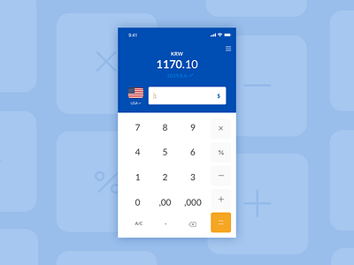 DailyUI #004 Calculator