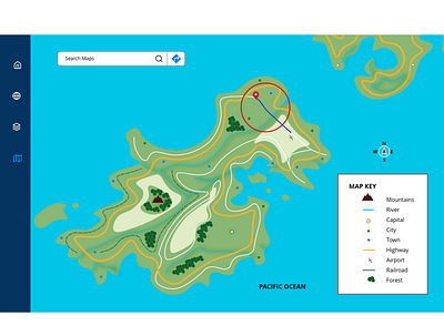 Map | Daily UI Challenge - 029 graphic design illustration ui web design