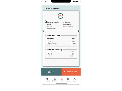 Invoice | Daily UI Challenge - 046