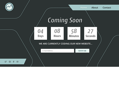 Coming Soon | Daily UI Challenge - 048 ui web design