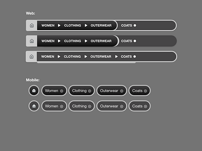 Breadcrumbs | Daily UI Challenge - 056