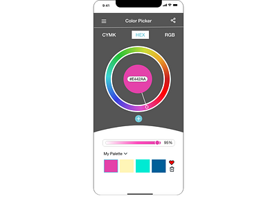 Color Picker | Daily UI Challenge - 060 app design ui web design