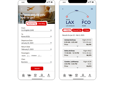 Flight Search | Daily UI Challenge - 068 app design ui web design