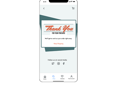 Thank You | Daily UI Challenge - 077