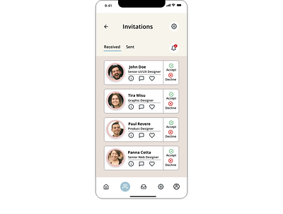 Pending Invitation | Daily UI Challenge - 078 app design ui web design