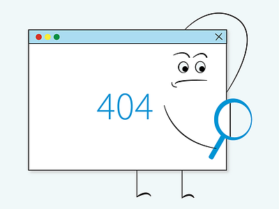 404 Graphic 404 error message