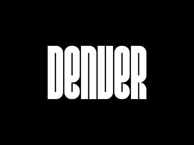 Denver broncos denver letter type typography