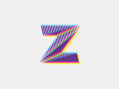 Z alphabet illustration letter type typography z