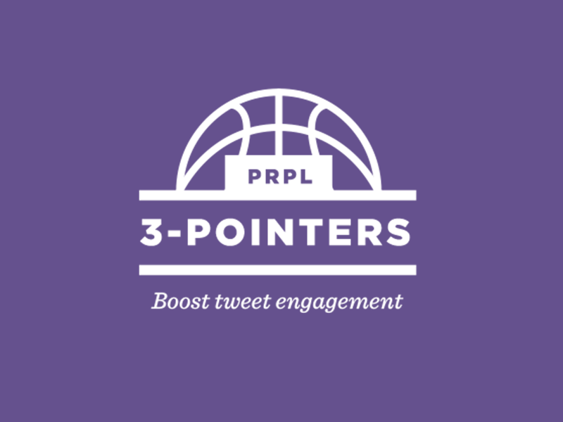 PRPL 3-Pointers agency animation basketball brand gif illustration intro motion purple vector