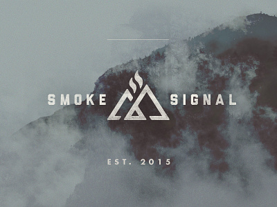 Smoke Signal brand branding identity logo outdoor print signage signal smoke