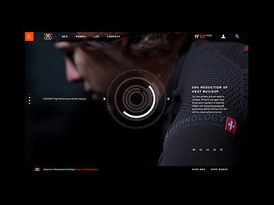 X-Bionic Redesign athletic clean commence product responsive shop sports store tech