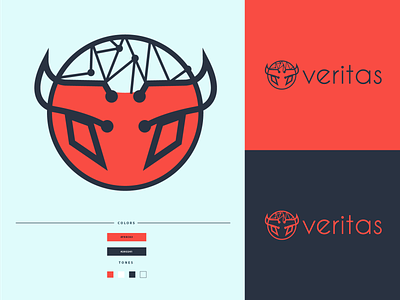 Veritas brand identity branding graphic design logo tech logo veritas