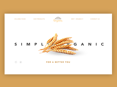 WIP - SimplyOrganic design organic ui visual website