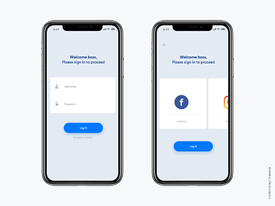 Sign In Concept cleanmock iphone x johnny vino minimal sign in sign in form ui concept ui development visual