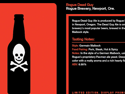 RDG beer dead guy rogue skull