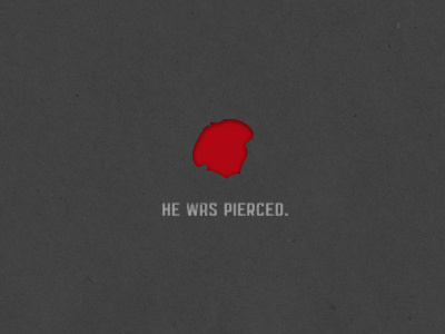 Pierced easter red texture