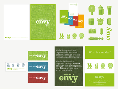 Made With Envy brand identity illustration logo rebrand