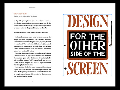 Final Check book illustration layout typography