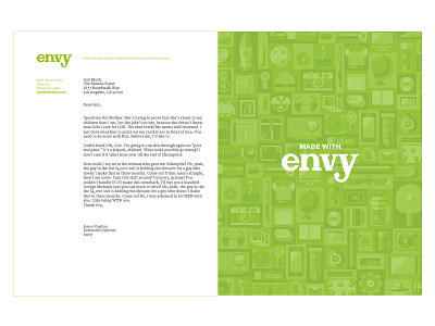 Envy Letterhead