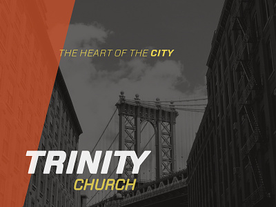 Heart Of The City church logo logomark trinity wordmark