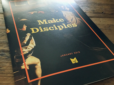 Make Disciples Flyer art booklet church disciple flyer print typography