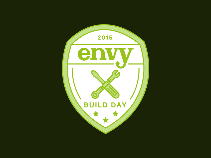 Build Day shield crest tools badge build hack hack day