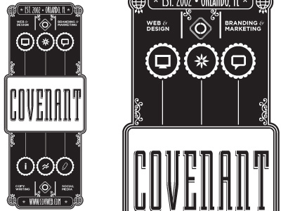 New Covenant avant garde typography vintage