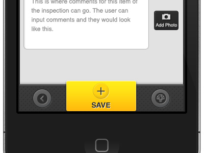 Save (feedback please!) app menu nav bar navigation ui