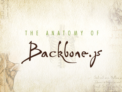 Backbone brand da vinci illustration logo