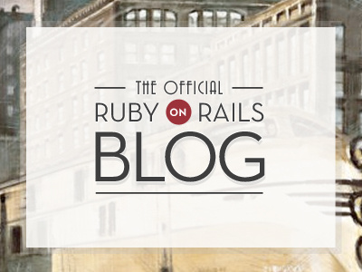 Rails Blog blog logo rails vintage web