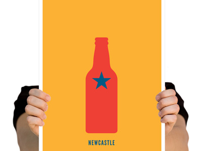 Newcastle Print beer brewwd posters sale