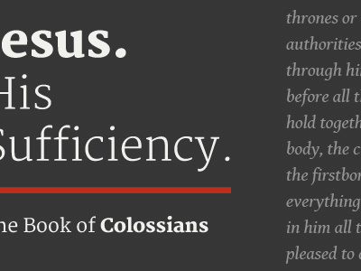 Colossians church colossians scripture sermon typography