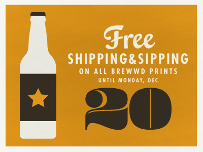 Free Shipping beer brewwd but wait theres more print sale
