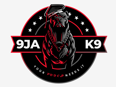 9JA K9 LOGO branding graphic design logo