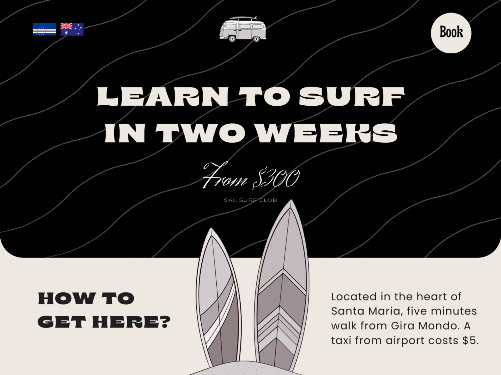 SURF CLUB WEBSITE design graphic design school sports surfing website travel ui ux web design website