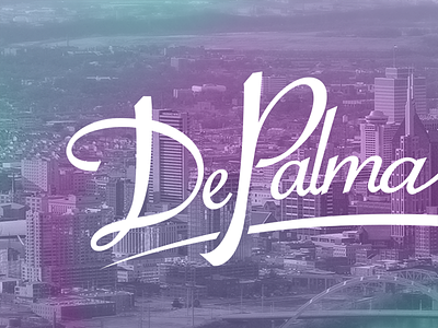 DePalma Studios cover depalma studios hand identity lettering modified nashville photo script skyline type web applications